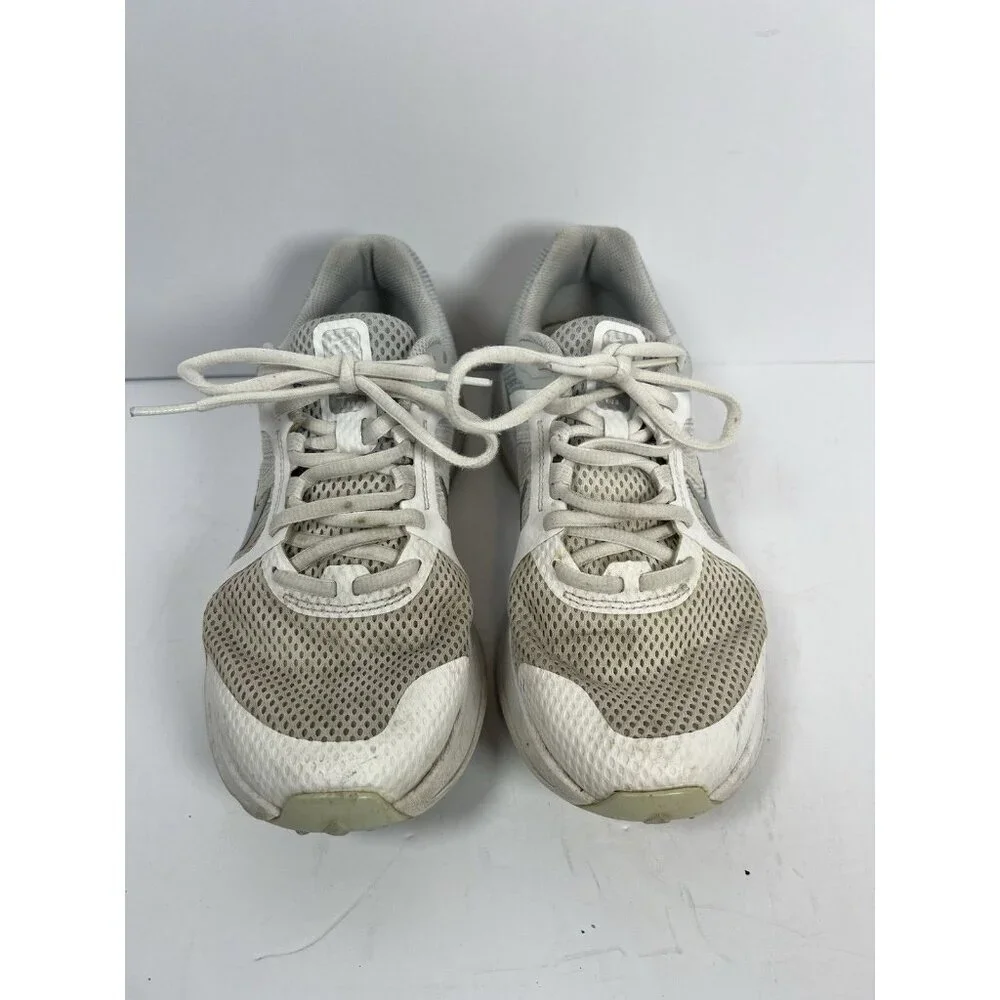 Nike Womens Run Swift 2 Running Womens 9 White Metallic Silver Shoe - Picture 2 of 6